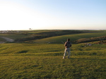 SX22374 Richard flying rc plane over Southerndown.jpg